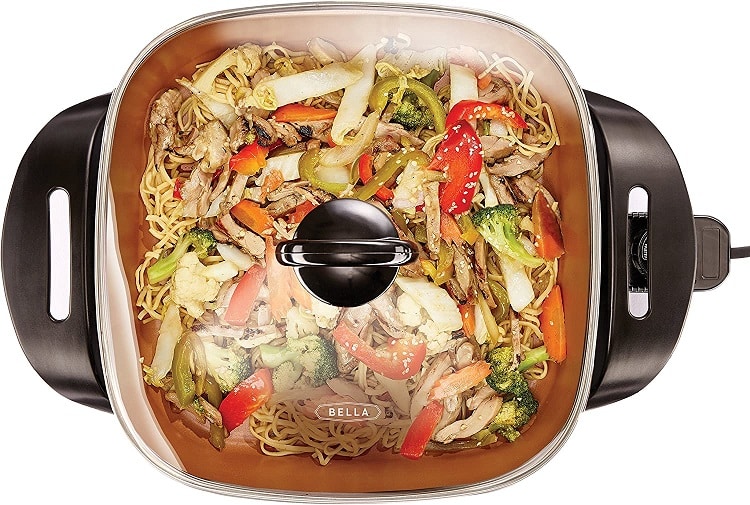 מחבת חשמלית Bella Electric Ceramic Titanium Skillet