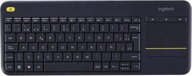 מקלדת עם משטח מגע Logitech K400 Plus