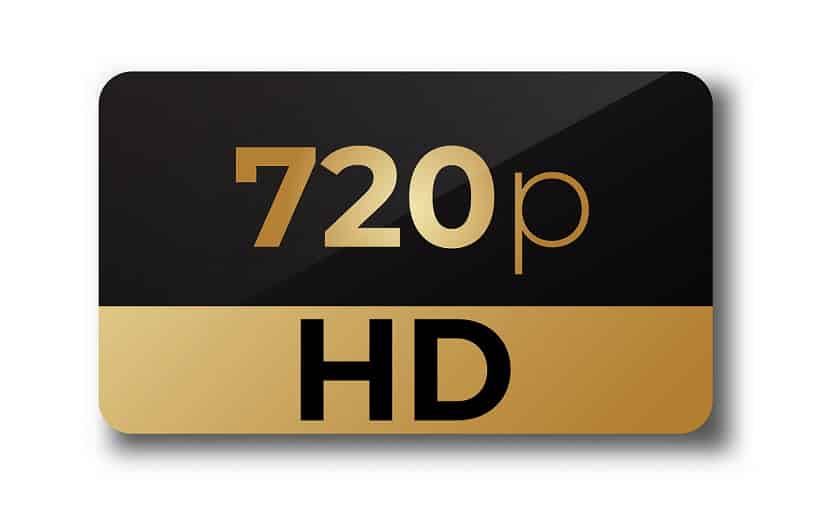 רזולוציית 720p של HD